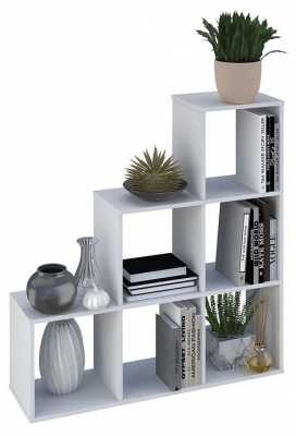 Стеллаж Polini Home Smart, белый. Фото №4