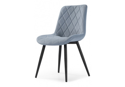 Стул Fox light blue / black. Фото