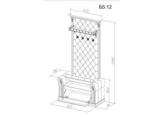 Прихожая Благо 5 Б 5.12. Фото №7