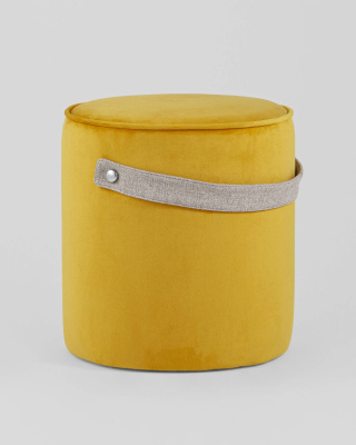 Пуф Джерри велюр оранжевый фото Пуф Джерри велюр оранжевый. Фото №4