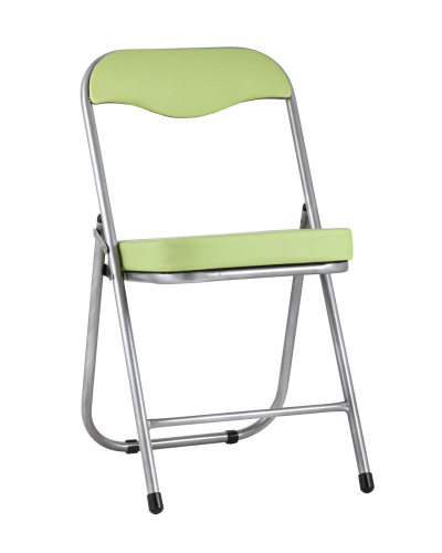 Стул складной ДЖОН металлик, салатовый. Фото №2
