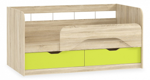 Акварель НМ 039.03 М2 Кровать Лайм, Дуб Сонома. Фото №1