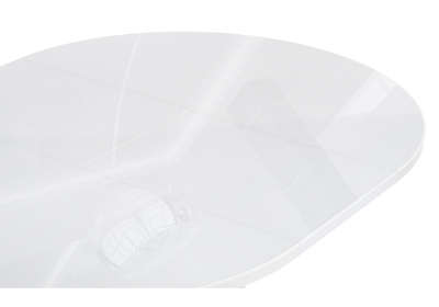 Стол стеклянный Трейси 110 белый. Фото №4