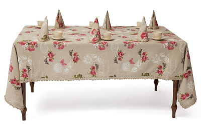 Скатерть Secret De Maison Summer Garden (150см х 250см). Фото