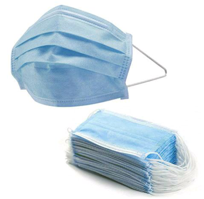 Маска медицинская одноразовая, трехслойная, 100 штук фото Маска медицинская одноразовая, трехслойная, 100 штук. Фото №3
