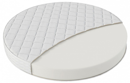 Матрас для новорожденных Джангл Симпл 750x750, белый. Фото №1