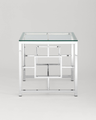 Журнальный столик 55*55 БРУКЛИН серебро фото Журнальный столик 55*55 БРУКЛИН серебро. Фото №4