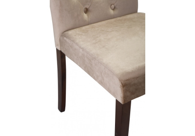 Стул деревянный Amelia dark walnut / fabric beige фото Стул деревянный Amelia dark walnut / fabric beige. Фото №5