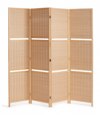 Ширма с полками Secret De Maison L'ARCHET (mod. TT-RD029) сосна+бамбук, 200*180, натуральный (natural wood) фото Ширма с полками Secret De Maison L'ARCHET (mod. TT-RD029) сосна+бамбук, 200*180, натуральный (natural wood). Фото