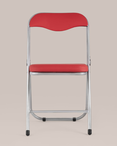 Стул складной ДЖОН металлик, красный. Фото №5