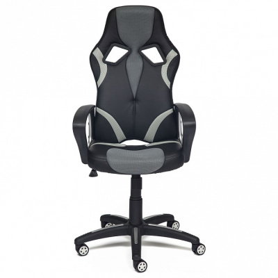 Компьютерное кресло Runner,  кож.зам/ткань, черный/серый, 36-6/tw12/tw-22 фото Компьютерное кресло Runner,  кож.зам/ткань, черный/серый, 36-6/tw12/tw-22. Фото №2