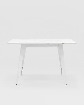 Стол обеденный Ричмонд 120*80 белый стеклянный фото Стол обеденный Ричмонд 120*80 белый стеклянный. Фото №4