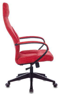 Кресло руководителя Бюрократ CH-608Fabric красный Velvet 88 крестовина пластик фото Кресло руководителя Бюрократ CH-608Fabric красный Velvet 88 крестовина пластик. Фото №5