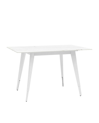 Стол обеденный Ричмонд 120*80 белый стеклянный фото Стол обеденный Ричмонд 120*80 белый стеклянный. Фото №2