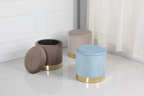 Пуф FS-006-40 голубой фото Пуф FS-006-40 голубой. Фото №9