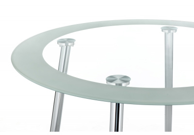 Стол стеклянный Vasko белый. Фото