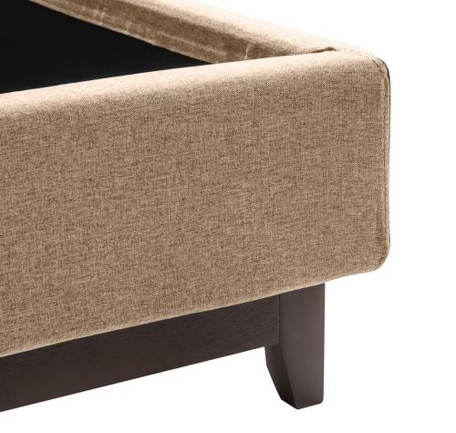 Кровать с ортопедическим основанием 1.4 Сканди Лайт Бежевый. Фото №6