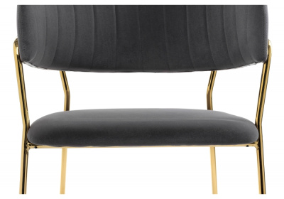 Стул Kamelia grey / gold. Фото №4