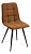 Стул CHILLY (mod. 7095) ткань/металл, 53х47х88 см, высота до сиденья 50 см, коричневый barkhat 11/черный (поставляется по 4 шт)