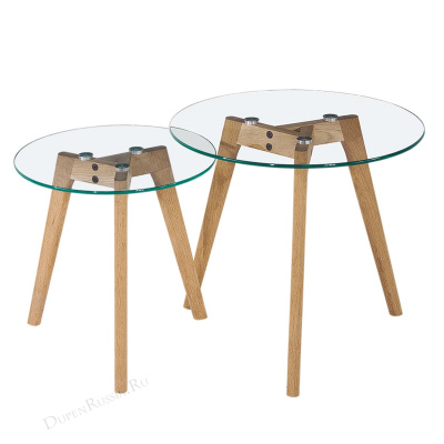 Комплект из двух круглых столиков CT-910. Фото №3