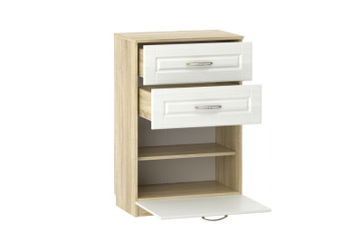 Тумба  Оливия НМ 040.45, Белое дерево, Дуб Сонома. Фото №2