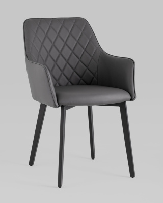 Стул Прайм экокожа серая. Фото