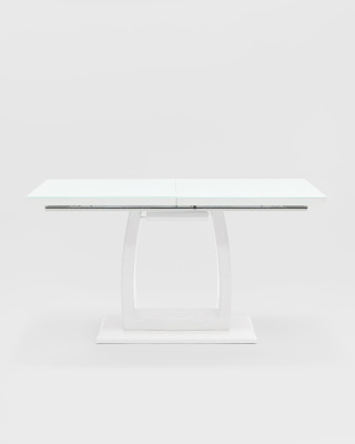 Стол обеденный Орлеан раскладной 140-170*80 глянцевый белый фото Стол обеденный Орлеан раскладной 140-170*80 глянцевый белый. Фото №4