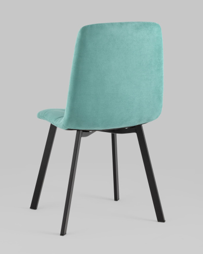 Стул Oliver Square велюр мятный. Фото №7