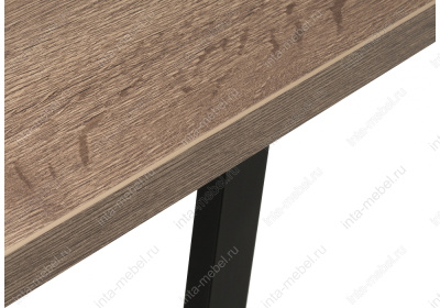 Стол деревянный Пегас дуб велингтон / черный матовый. Фото