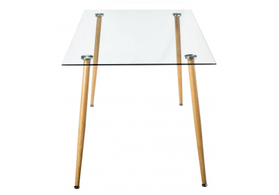 Стол стеклянный Rober wood фото Стол стеклянный Rober wood. Фото №3