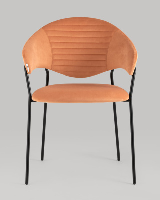 Стул Алексис велюр оранжевый фото Стул Алексис велюр оранжевый. Фото №5