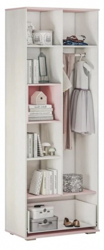 Шкаф комбинированный Малибу,белый. Фото №3