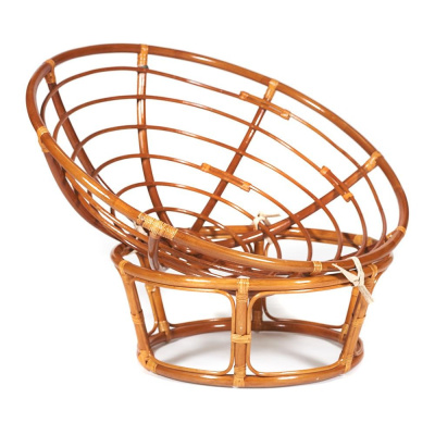 Кресло из ротанга Papasan 23/01 + Подушка Cognac фото Кресло из ротанга Papasan 23/01 + Подушка Cognac. Фото №5