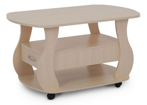 Стол журнальный Барон 3 Дуб млечный. Фото №1