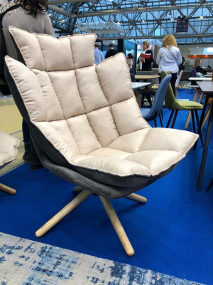 Дизайнерское кресло DC-1565С (бежевое) BEIGE фото Дизайнерское кресло DC-1565С (бежевое) BEIGE. Фото №4