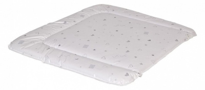 Матрас пеленальный Polini kids French Teddy, белый. Фото