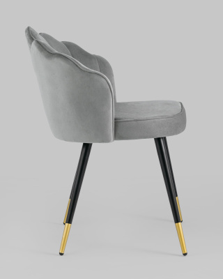 Стул Камилла велюр серый фото Стул Камилла велюр серый. Фото №4