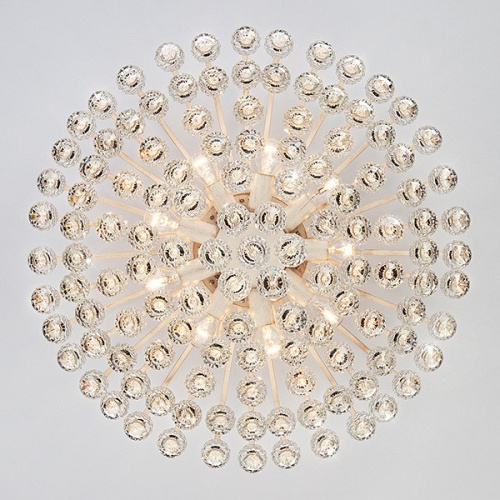 Потолочная люстра Eurosvet Ostiniya 3299/9 белый с золотом/прозрачный хрусталь Strotskis. Фото №2