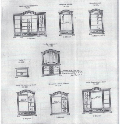Шкаф для платья и белья Босфор-Премиум ГМ 6219 фото Шкаф для платья и белья Босфор-Премиум ГМ 6219. Фото №2