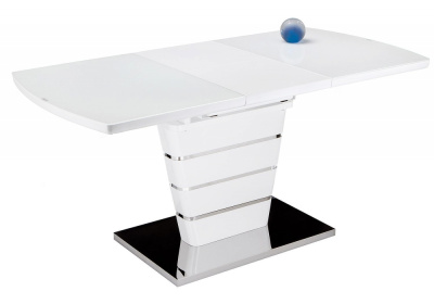 Стол стеклянный Space 140 белый. Фото