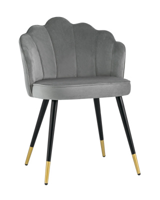 Стул Камилла велюр серый фото Стул Камилла велюр серый. Фото №2